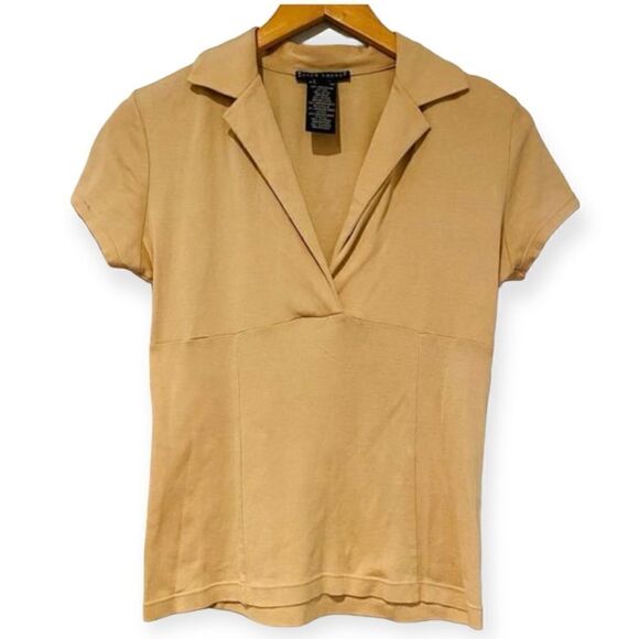 Ralph Lauren Black Label V Neck Polo Shirt Size Medium - Picture 1 of 5